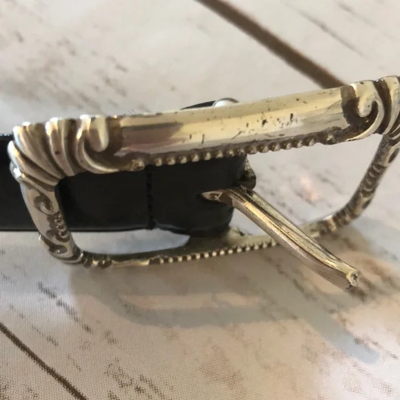 Black & silver medium Fossil belt - Picture 7 of 7